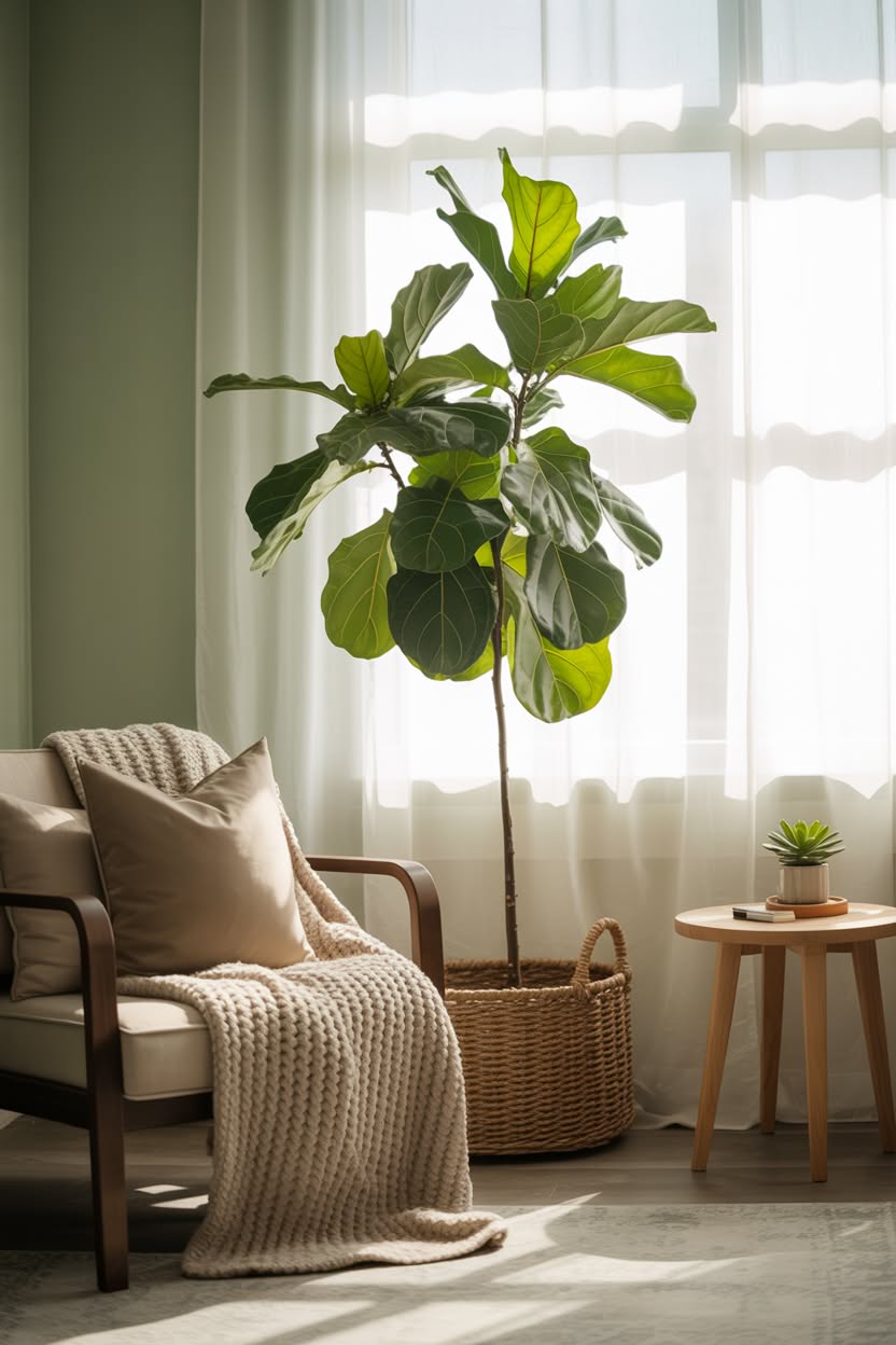 10 Giant Indoor Plants For Healing Spaces
