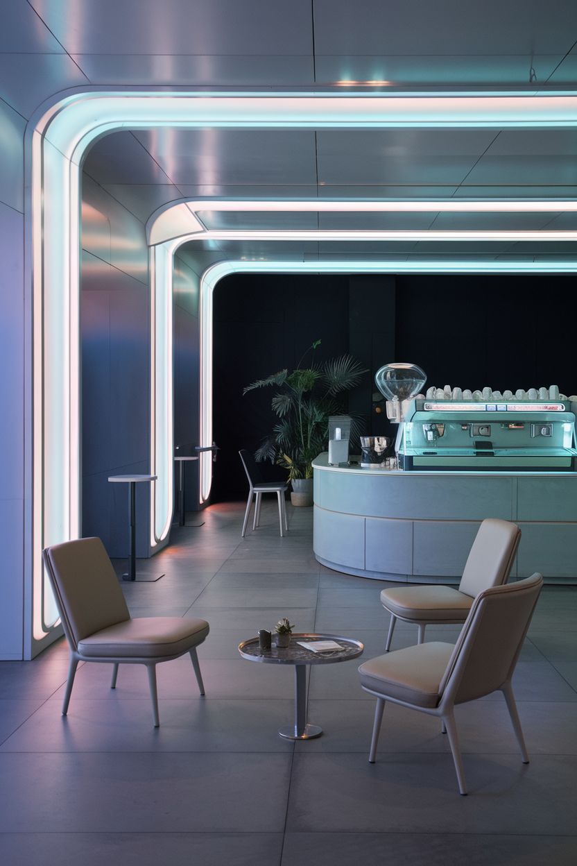 modern coffee shop design