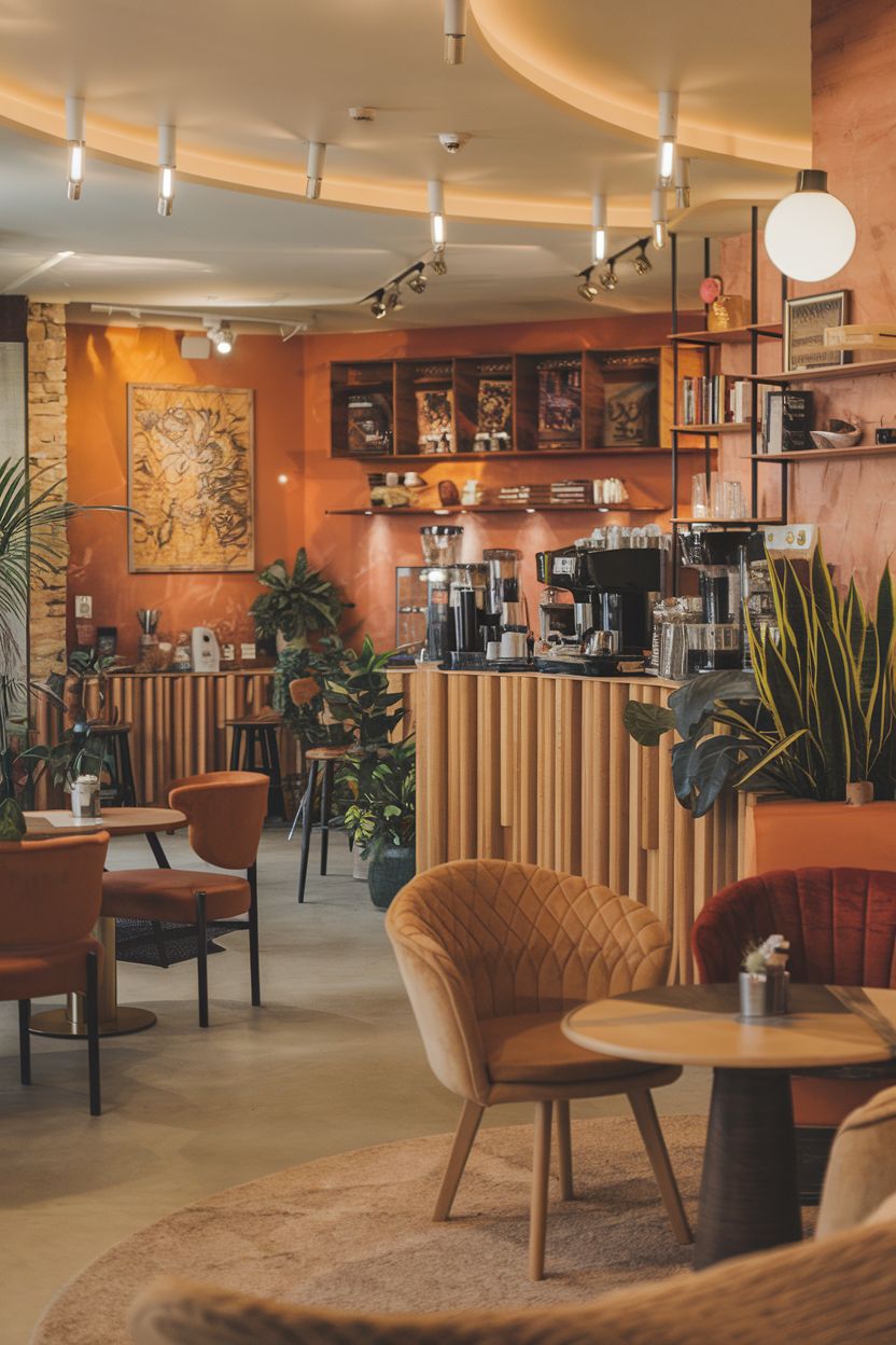 modern coffee shop design