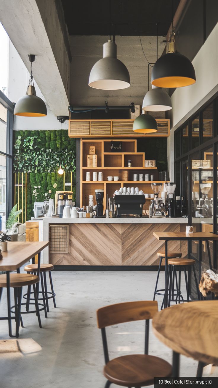 modern coffee shop design