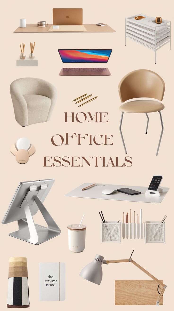 Home Office Essentials: Creating a Productive (and Pretty) Workspace