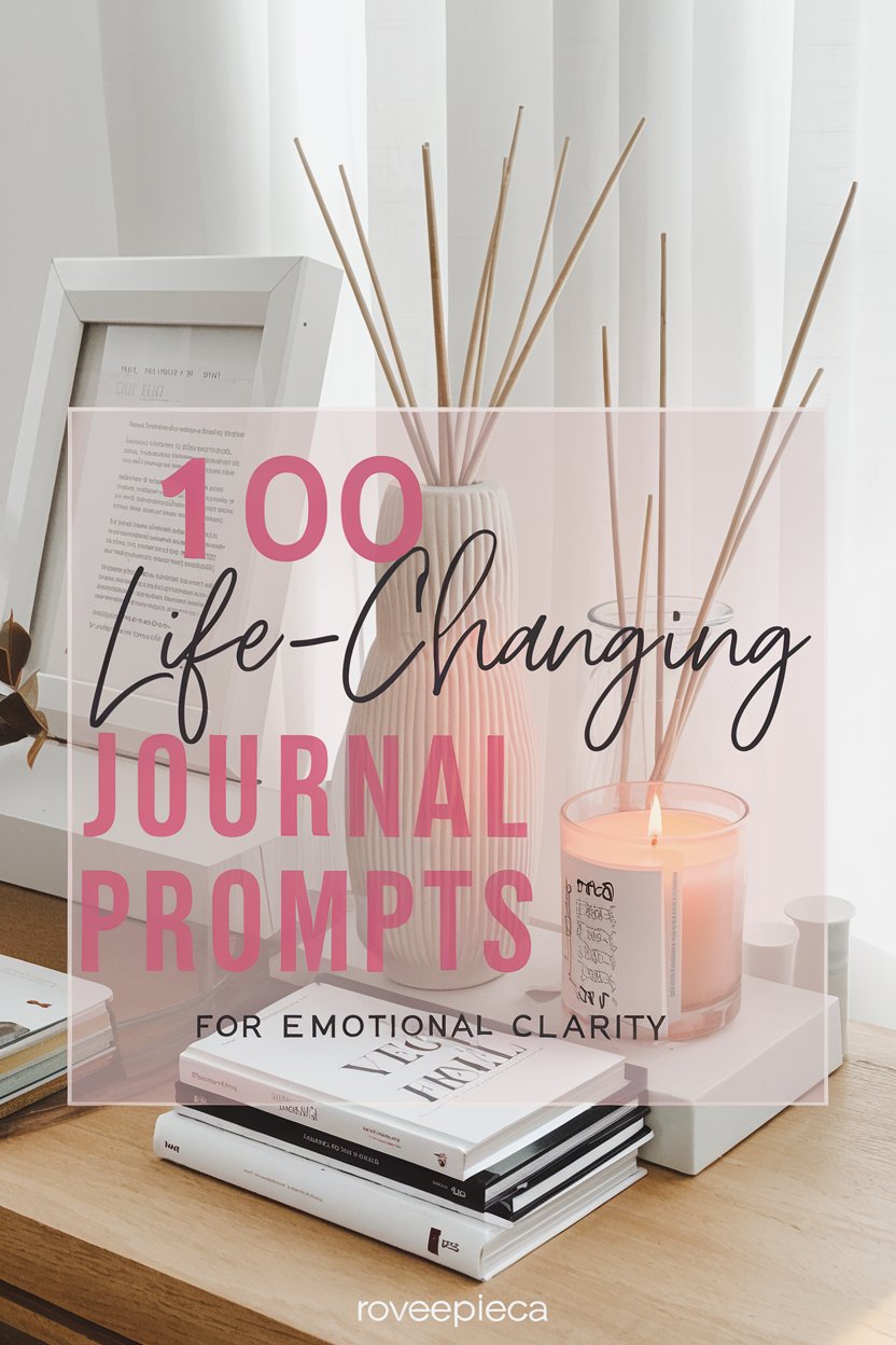 Rose Pixel // 100 Life-Changing Therapeutic Journal Prompts for Self ...