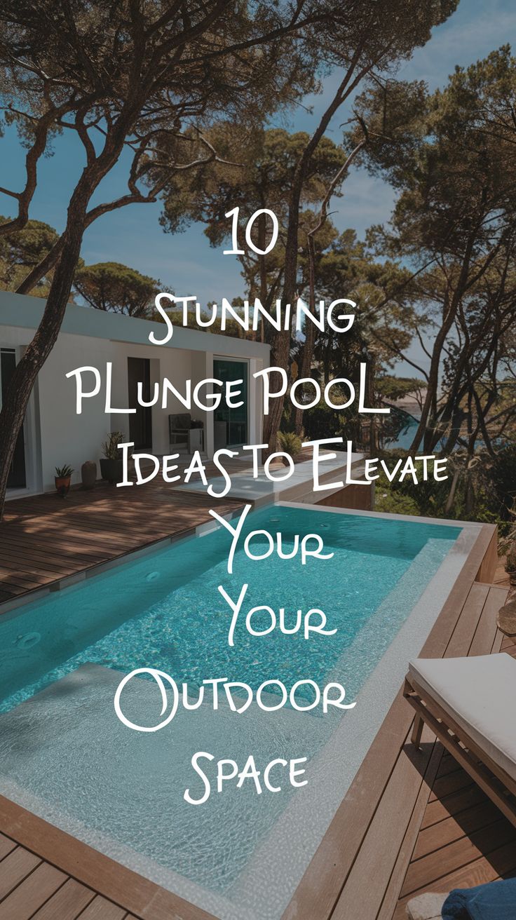 Stop Dreaming, Start Plunging: Your Guide to Plunge Pools